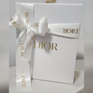 Authentic Dior Luxurious White and Gold Box